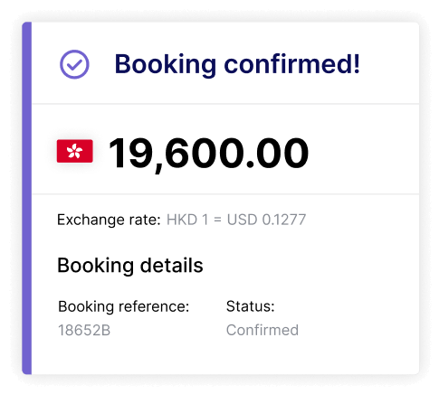 Nium Travel Payments solution features