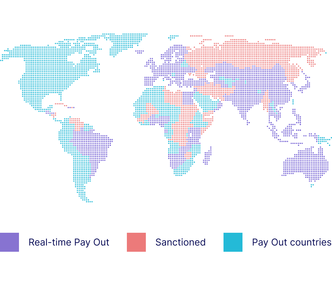 Seamless Global Payouts Across 190+ Countries